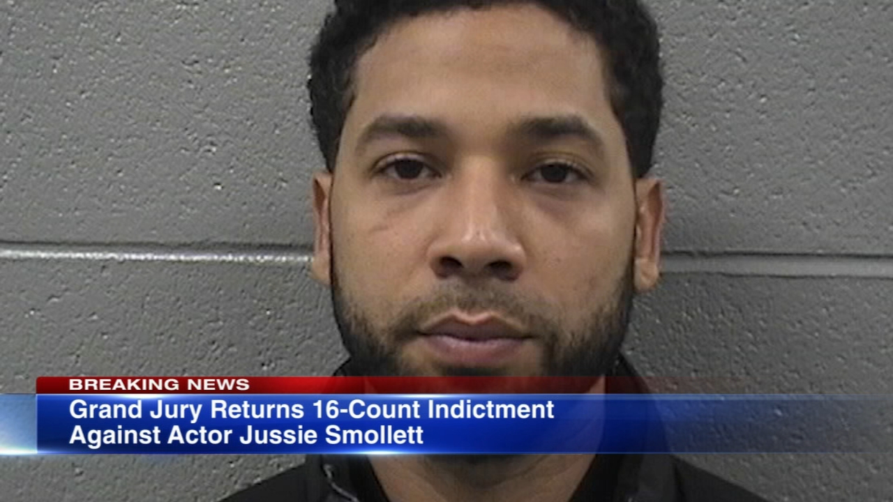 Jussie Smollett update: 'Empire' actor indicted on 16 felony counts by grand jury for Chicago attack | abc7chicago.com