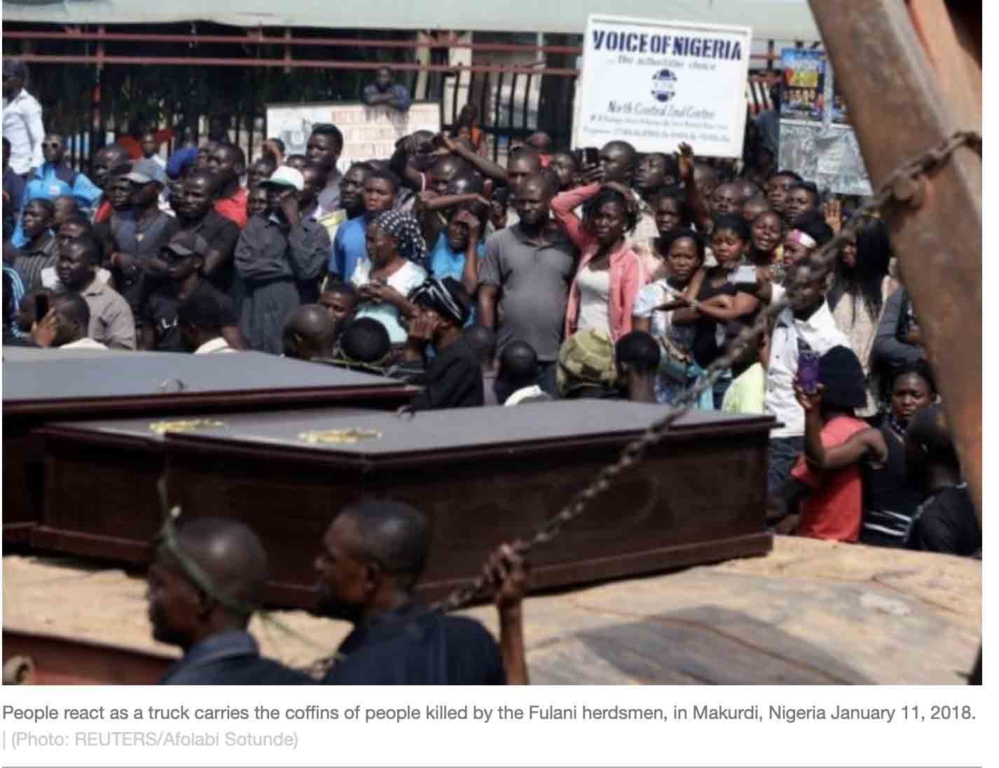 120 Christians Killed in Nigeria in 3 Weeks, 90,000 Christians Killed in 2018