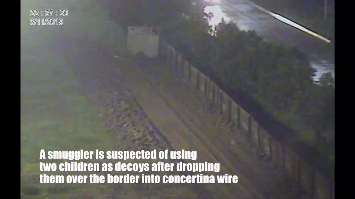 CBP San Diego on Twitter: "Last night, a human smuggler dropped two young Salvadoran girls, 6 and 9, from the aging border barrier behind concertina wire. As agents vacated their patrol positions in response, 10 people crossed illegally nearby. They eluded capture. #USBP #CBP #BORDER #BORDERSECURITY… https://t.co/oBQL8SVr6t"