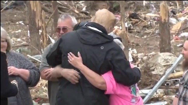Katie Hopkins on Twitter: "Bless this lovely man - with tornado victims in #AlabamaSometimes we all need a hug. Keep going @realDonaldTrump This is the stuff that matters. Not the noise of the swamp.  https://t.co/3zSYGR2AU3"