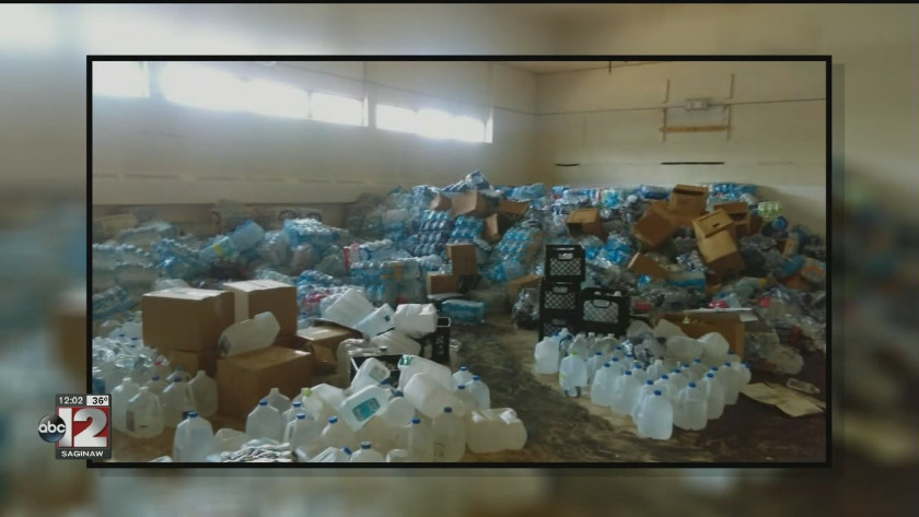 Urban explorers discover vacant building in Flint filled with cases of unused water