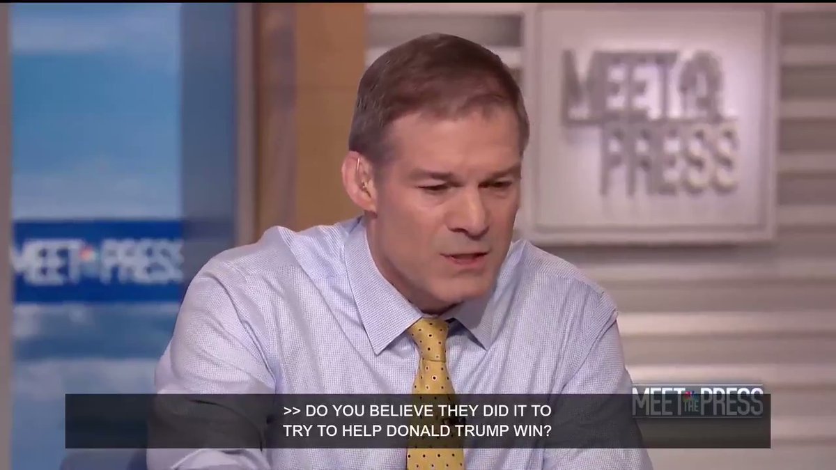 M3thods on Twitter: "Jim Jordan does everything he can to make sure the public understands how colossal the projection was, when HRC claimed Trump worked with Russia..."...But there is all kinds of evidence to show that the Clinton campaign worked with Russians to impact the elections..."Hero.?… https://t.co/te9F7UNwQJ"