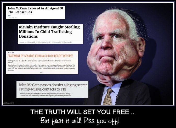 ❤ Lady Vi ❤ {⭐️} on Twitter: "We need to count our Blessings that McCain is gone.  Was a Traitor when he served and followed suit until the day he died! So many things about this guy will surface..I'm waiting patiently on his Human Trafficking Foundation to be outed! Angel of Death is what this guy was..… https://t.co/JBtz7dq8U7"