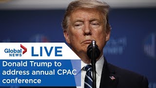 LIVE: Donald Trump to speak at Conservative Political Action Conference