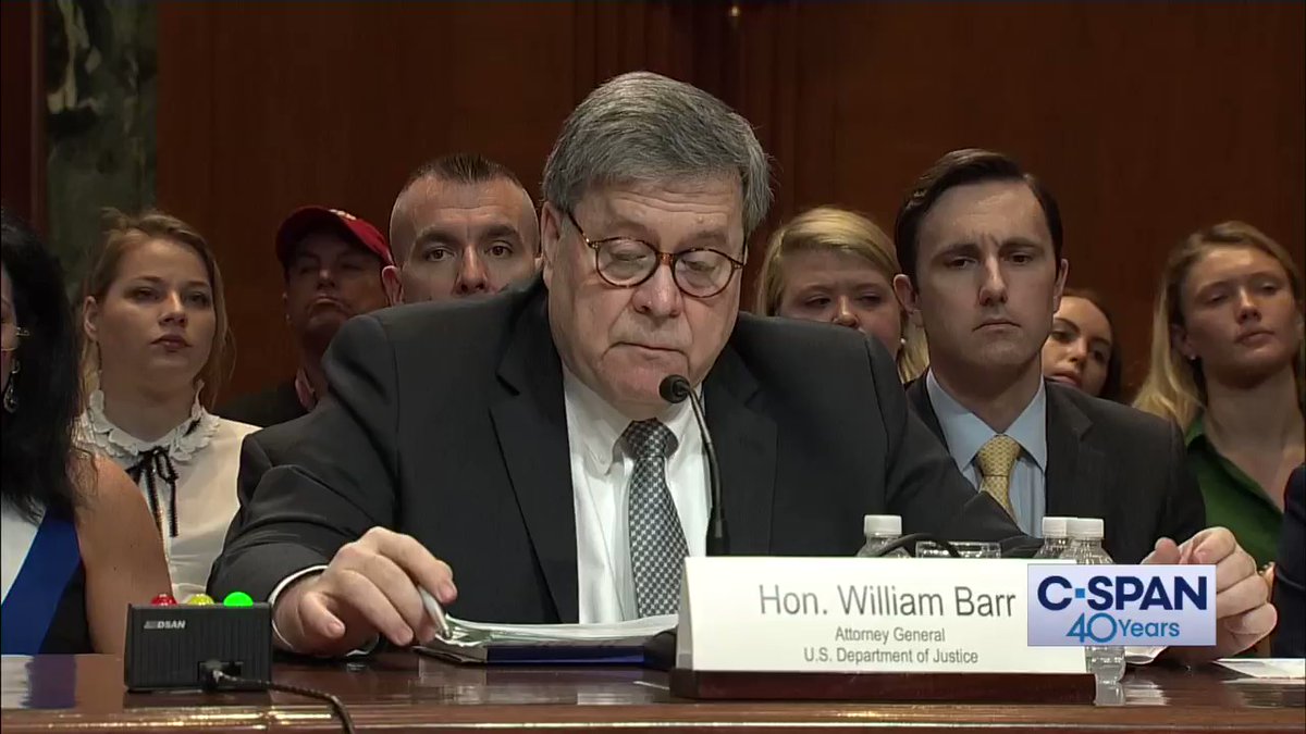 Kyle Morris on Twitter: "Attorney General Barr on the Mueller Report: "I am going to be reviewing both the genesis and the conduct of intelligence activities directed at the Trump campaign during 2016…I think spying on a political campaign is a big deal." https://t.co/jNJZe2EC5L"