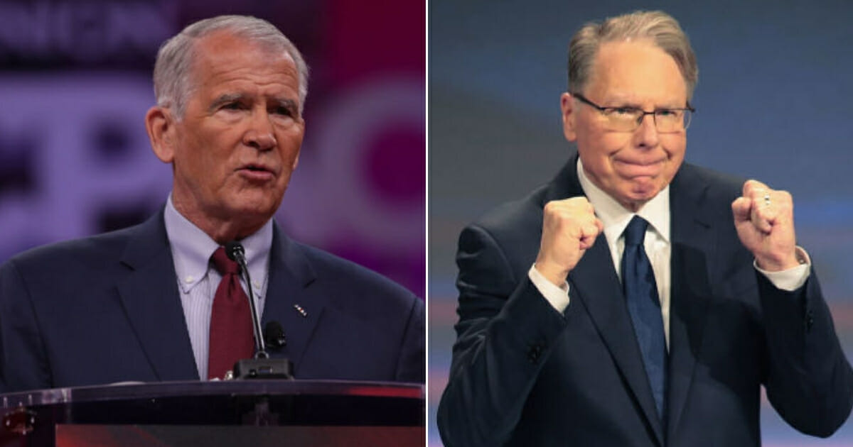NRA President Oliver North Steps Down After CEO Wayne LaPierre Accuses Him of Extortion