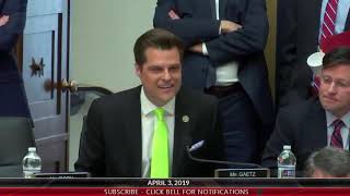 Rep Matt Gaetz: We Are Witnessing The Death Rattle Of The Democrats Russia Collusion LIE 4/3/19