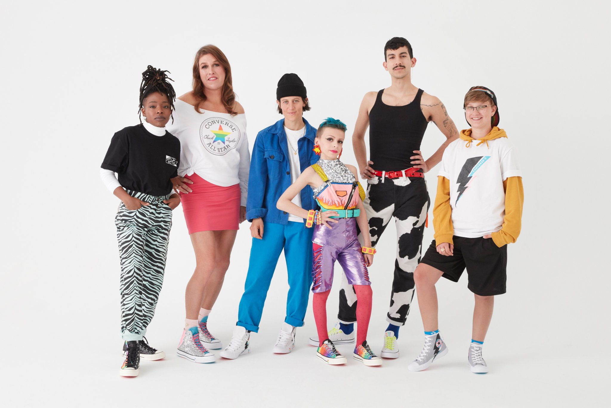 Converse on Twitter: "We're happy to launch our Pride Collection, partnering with six individuals connected to the LGBTQ+ community who show the power of expressing one's true self. Contributions are supporting @ItGetsBetter @OutMetroWest & @FenwayHealth.  https://t.co/N7VTHLhf98… https://t.co/MfzJIMD4Ey"