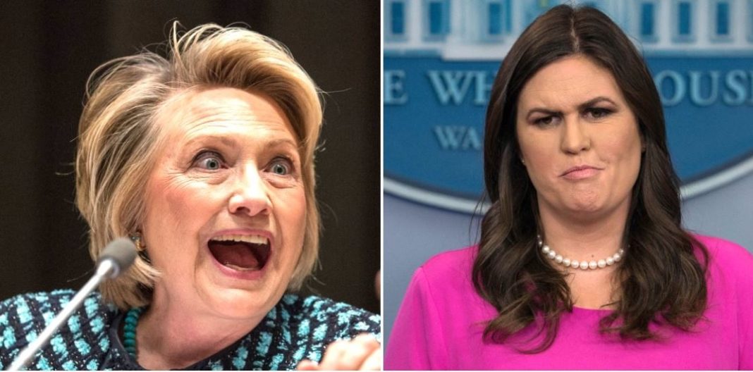 Sarah Sanders Responds To Hillary Clinton’s Ridiculous ‘Request’ With FIRE AND FURY