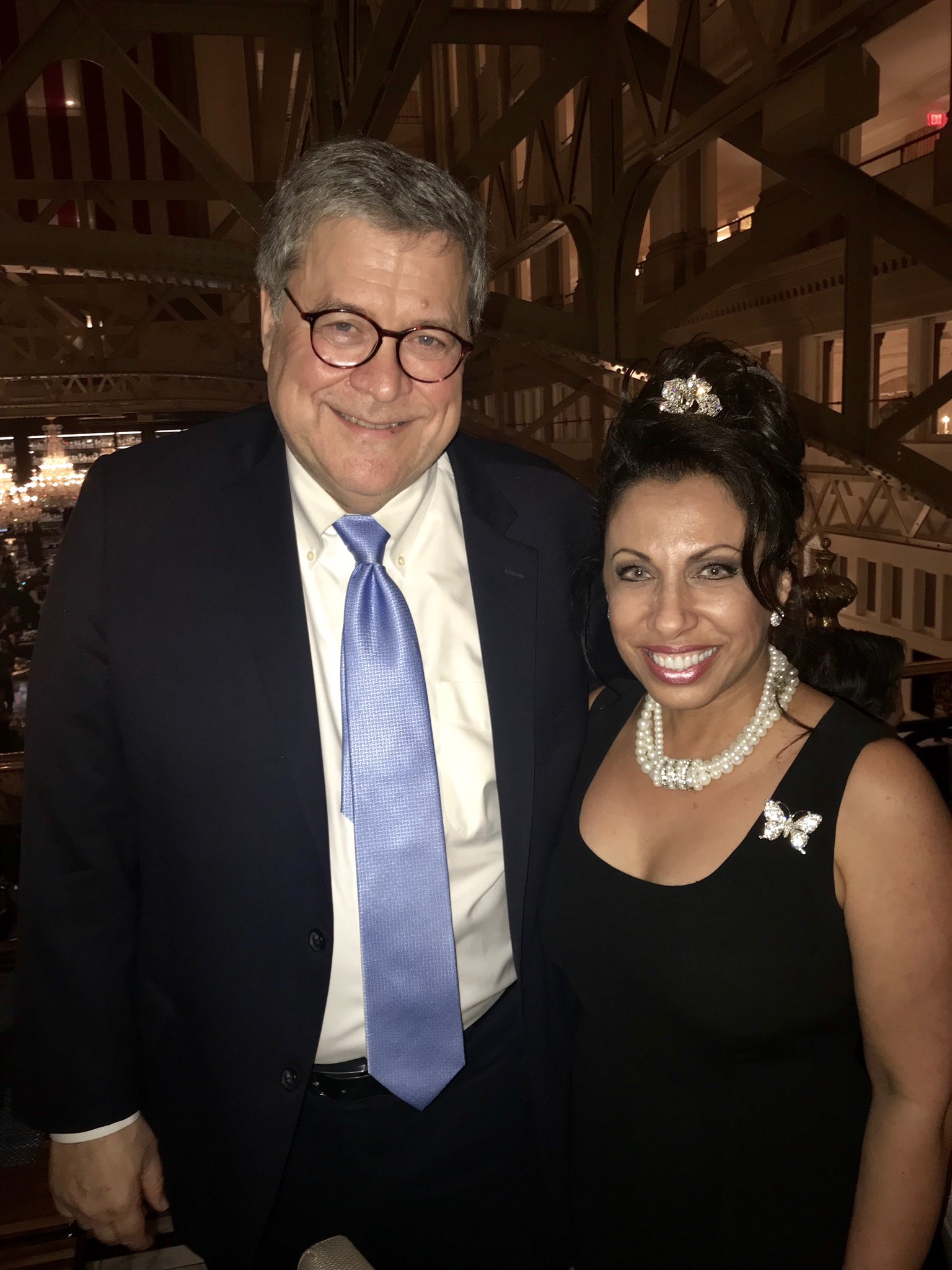 Brigitte Gabriel on Twitter: "I ran into Attorney General William Barr at the Trump International Hotel in Washington, DC.The Trump is where all the best people come together!… https://t.co/9htidtmrwl"