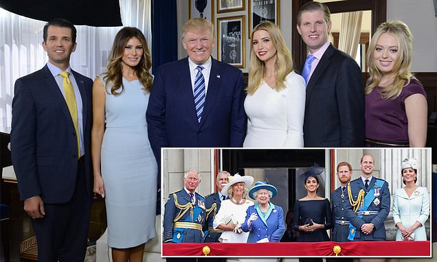 Trump will take ALL his adult children to meet the British royal family during state visit to the UK