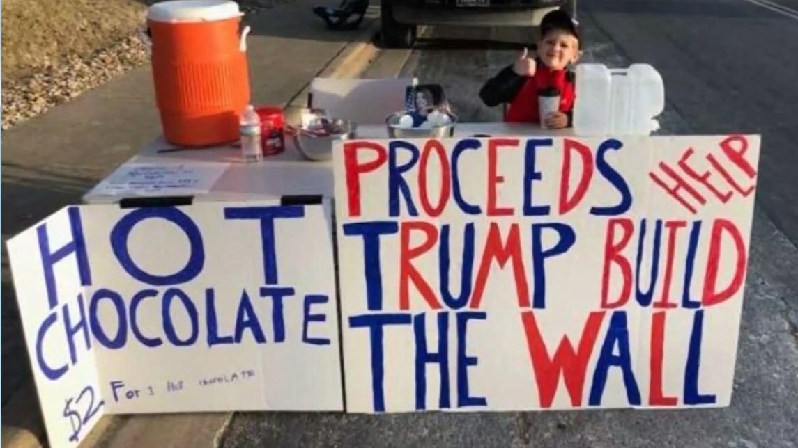 7-year-old Texas boy raises $22,000 to help fund section of border wall