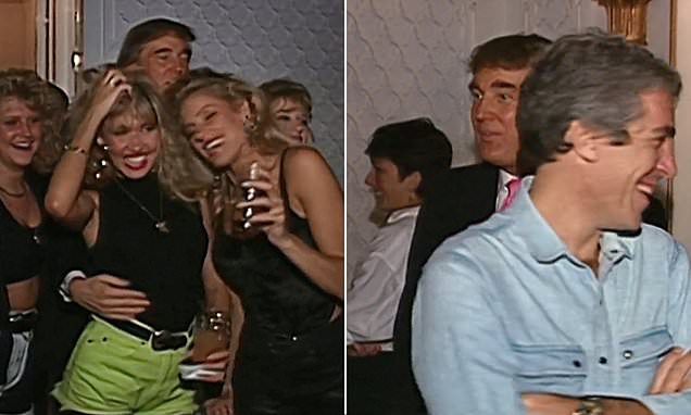 Video shows Donald Trump partying with Jeffery Epstein and Ghislaine Maxwell | Daily Mail Online