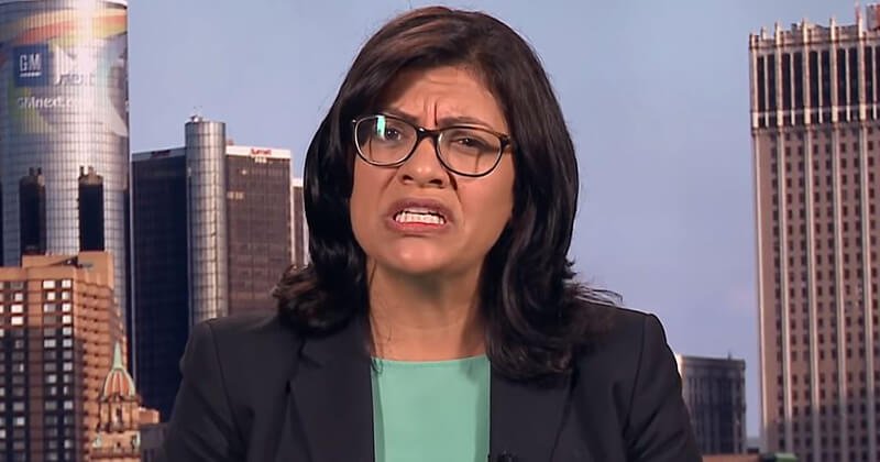 UNHINGED: Video Emerges Of Screaming Rashida Tlaib Escorted Out Of Trump Rally (WATCH)