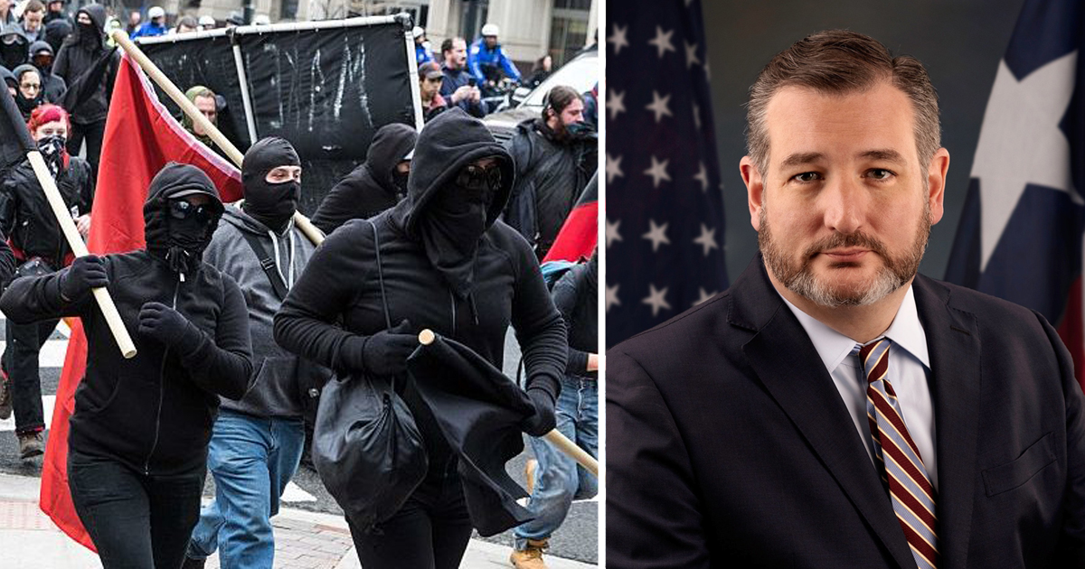 BIG LEAGUE: Ted Cruz Introduces Resolution to Name Antifa Domestic Terrorist Organization - Big League Politics