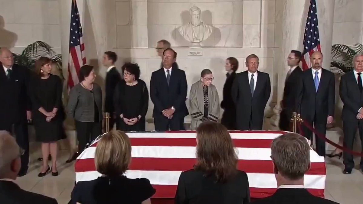 paulmuaddib61 on Twitter: "#JusticeStevensMemorial #DeepFakeVideo #RBGIsDeadThe video showing "proof of life" for RBG at Justice Stevens memorial is a deep fake. Three people out walk through two security guards, the velvet robe and in the one foot space between the coffin and the justices.… https://t.co/lnZgJU8aLO"