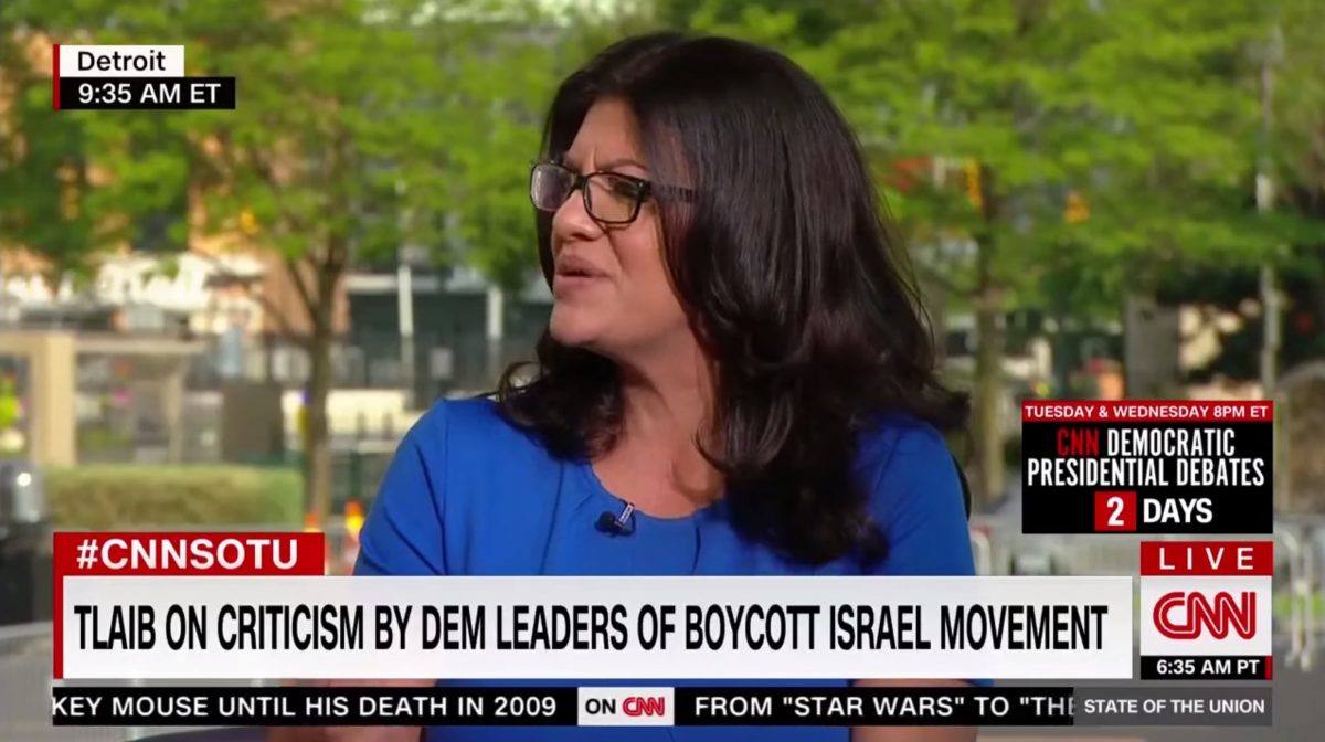 Tlaib: "Israel 'Exists' To The Detriment Of Palestine"