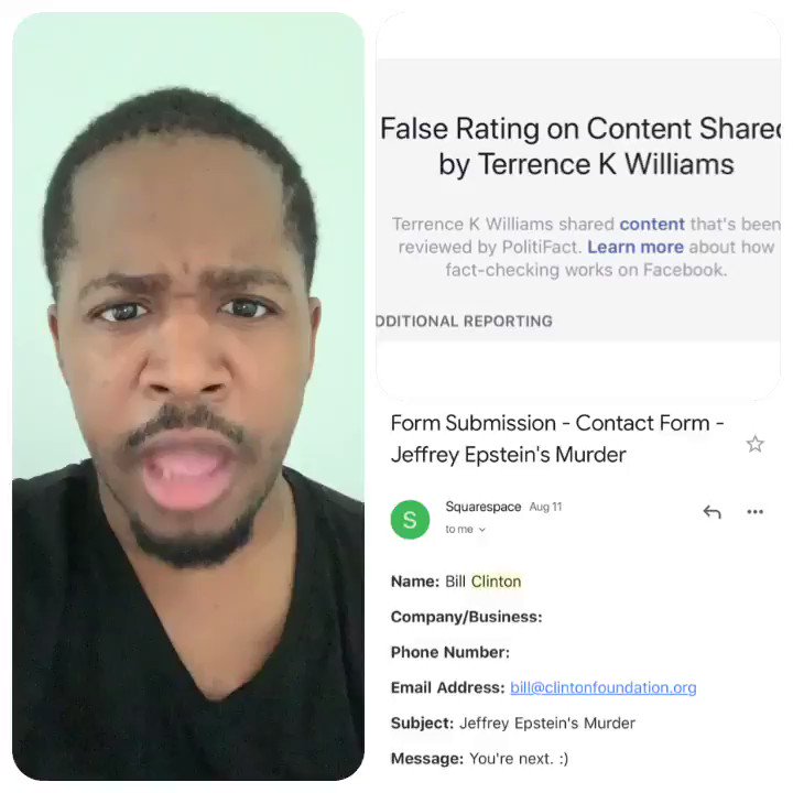 Terrence K. Williams on Twitter: "THEY ARE COMING AFTER ME!After @realDonaldTrump Retweeted me I received threats & now Facebook is after me. I’m worried about my safety.PLEASE HELP get my story to the Top! Please RT or comment using hashtag ? #ProtectTerrenceKWilliams      #ProtectTerrenceKWilliams… https://t.co/dJ7PgyVf2m"