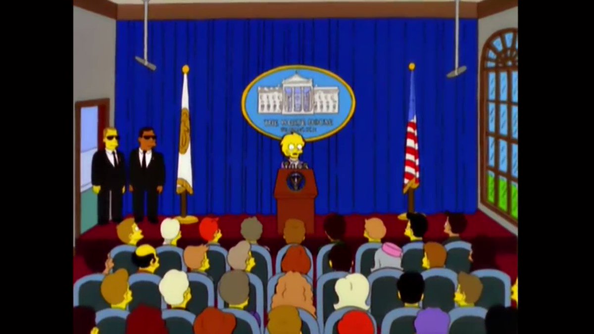 Mrs. M? on Twitter: "Does anyone remember when Lisa Simpson said "President Trump" in 2000?… "