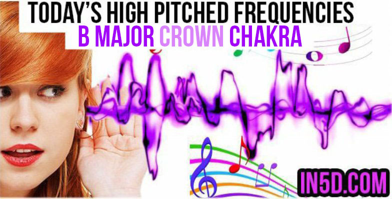 SEPT. 12, 2019 HIGH PITCHED FREQUENCY KEY B MAJOR CROWN CHAKRA - In5D  : In5D