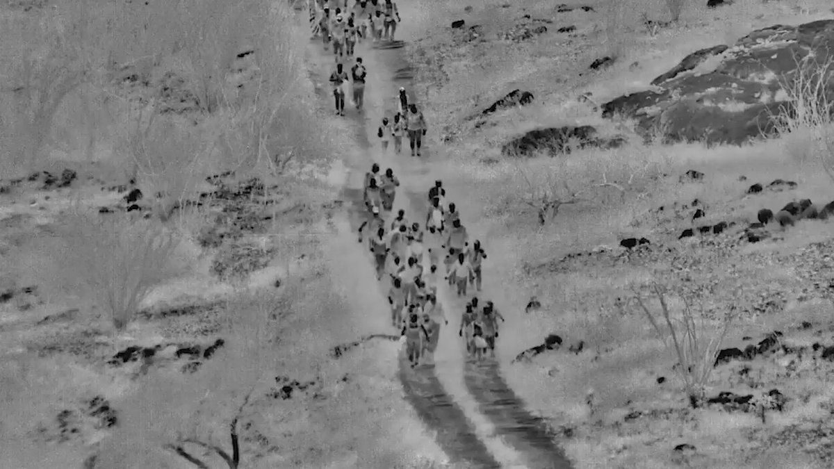 Breaking911 on Twitter: "A group of 81 people illegally crossed the border near Sasabe, Arizona Tuesday. It took 33 man-hours to transport and process the group, comprised of family units and unaccompanied minors, at a nearby forward operating base - CBP https://t.co/X4HDrBtHRG"