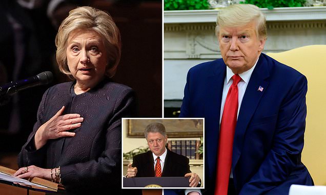 Hillary Clinton goes all in on putting Donald Trump on trial | Daily Mail Online