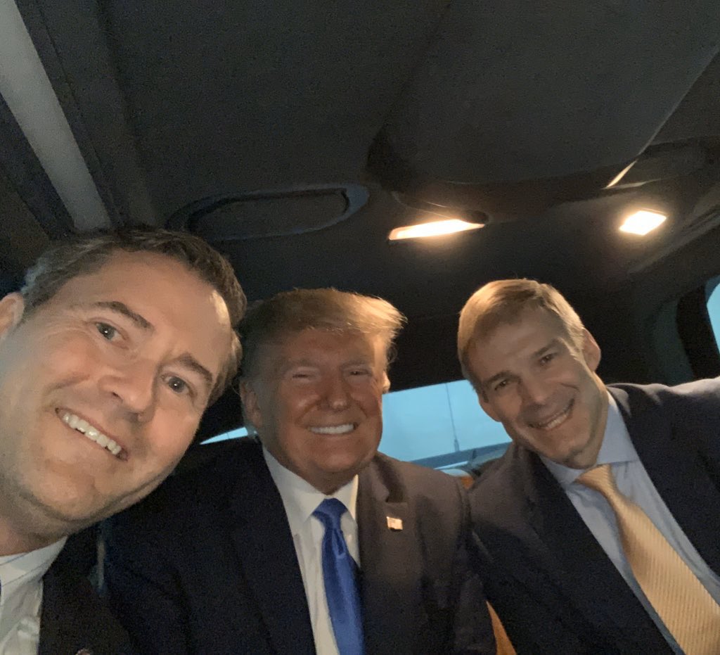 Rep. Michael Waltz on Twitter: "Not your average car ride! Keeping America great with @realdonaldtrump and @Jim_Jordan in Florida tonight! ??… "