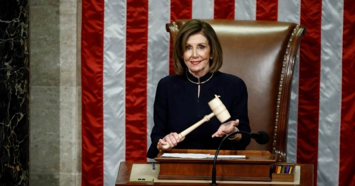 "Trump Impeached Forever" - Power-Hungry Pelosi Says Trump Saw "Power of Gavel"