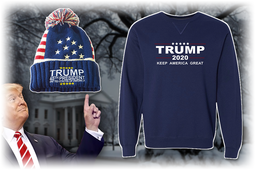 Trump Season - It's Free Trump hat, Trump shirt, Trump coin, & Trump gear season! Get your free Trump gear at Trump Season while supplies last!