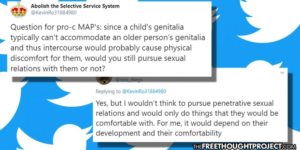 Twitter Openly Allowing Pedophiles to Discuss Raping Children