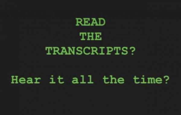 Tired of “READ THE TRANSCRIPTS”?
