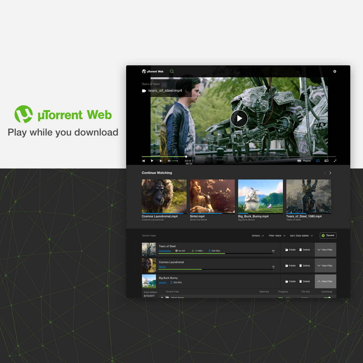 μTorrent® (uTorrent) - a (very) tiny BitTorrent client
