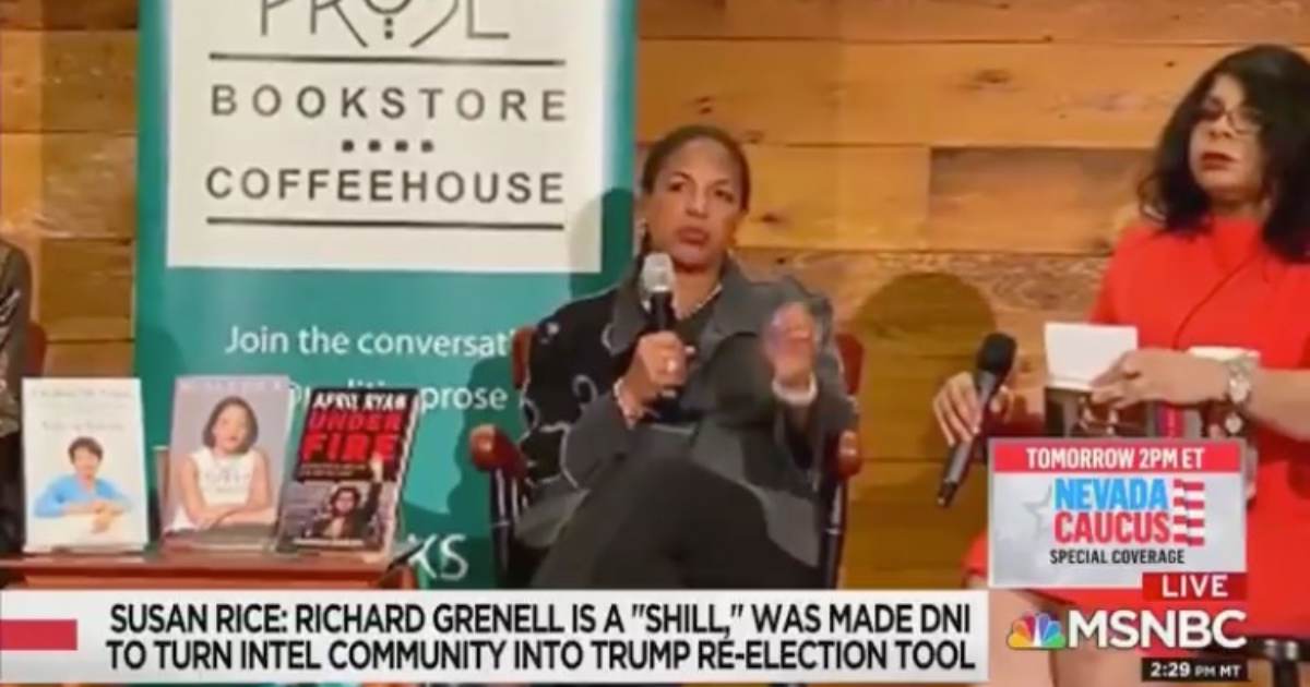 'He is a Hack and a Shill' - Susan "Benghazi" Rice Attacks Richard Grenell as a 'Massively Dishonest' Person (VIDEO)