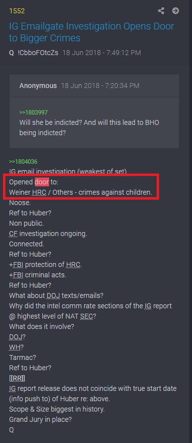 Angel Patriot??? on Twitter: "?Check this out...POTUS is opening a DOOR~ Along side of the door are"Evergreen" trees? Evergreen= HRC ?~~~ Q #1552 ~ In part that post says...Opened door to:Weiner HRC / Others - crimes against children.~~~~~~~~~~~~~~~~~~~~~~~~~~~~~~BOOM?#ItsHappening #TheStorm https://t.co/mVwPQGgKVd… https://t.co/zGk7rNNxPf"
