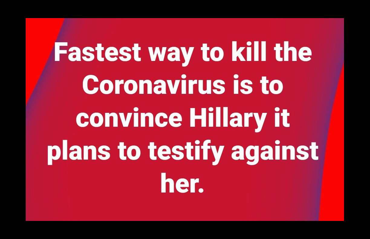 GratefulAmerican on Twitter: "Is there any doubt?#ChineseVirus #TuesdayMotivation #TuesdayMorning #tuesdayvibes #ClintonBodyCount… "