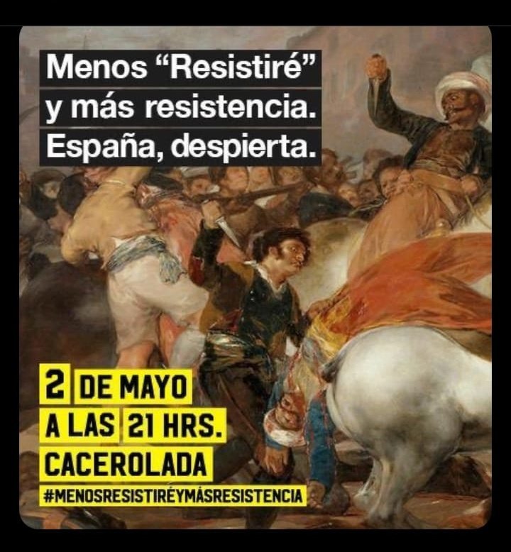 WeAre ?? AmeriCAN ?? on Twitter: "#WWG1WGAWORLDWIDE Spain's people are awakening, help spread this notice, they are in complete lockdown lets help them spread the word for stay at home protest May 2nd, Spain has become a totalitarian monarchy country but are rising up, give them the #WWG1GWA support ?… https://t.co/9mMMalb3Z8"