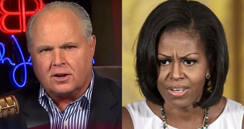 WHOA: Rush Reveals Michelle’s PERVERTED Past After She Trashes Trump