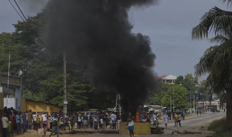 Coronavirus Africa: Ivorian protestors burn and destroy COVID-19 testing centre | World | News | Express.co.uk