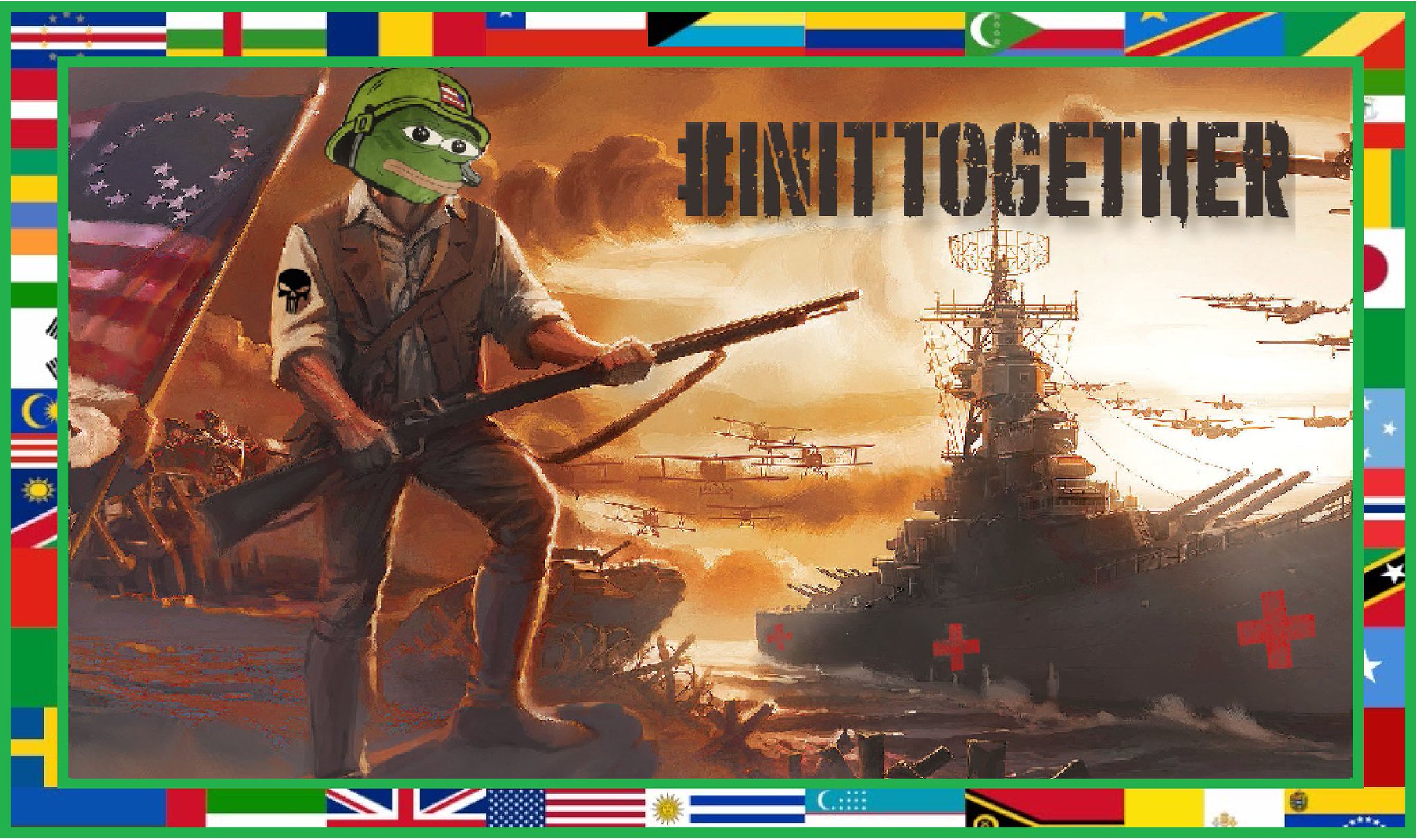 ENoCH on Twitter: "OPERATION #InItTogether (#WWG1WGA) ROUND 5WORLDWIDE WAVE EVENT:   On Friday April 24th at17:17 military time in YOUR TIMEZONEPlease join in by making a social media post including this meme and the above hashtags.Share a message around the world showing solidarity.… https://t.co/4jvmk3lPq3"