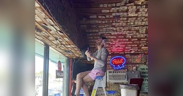 Bar Owner Pulls over $3K Off Bar Walls, Gives to Staff Members in Need