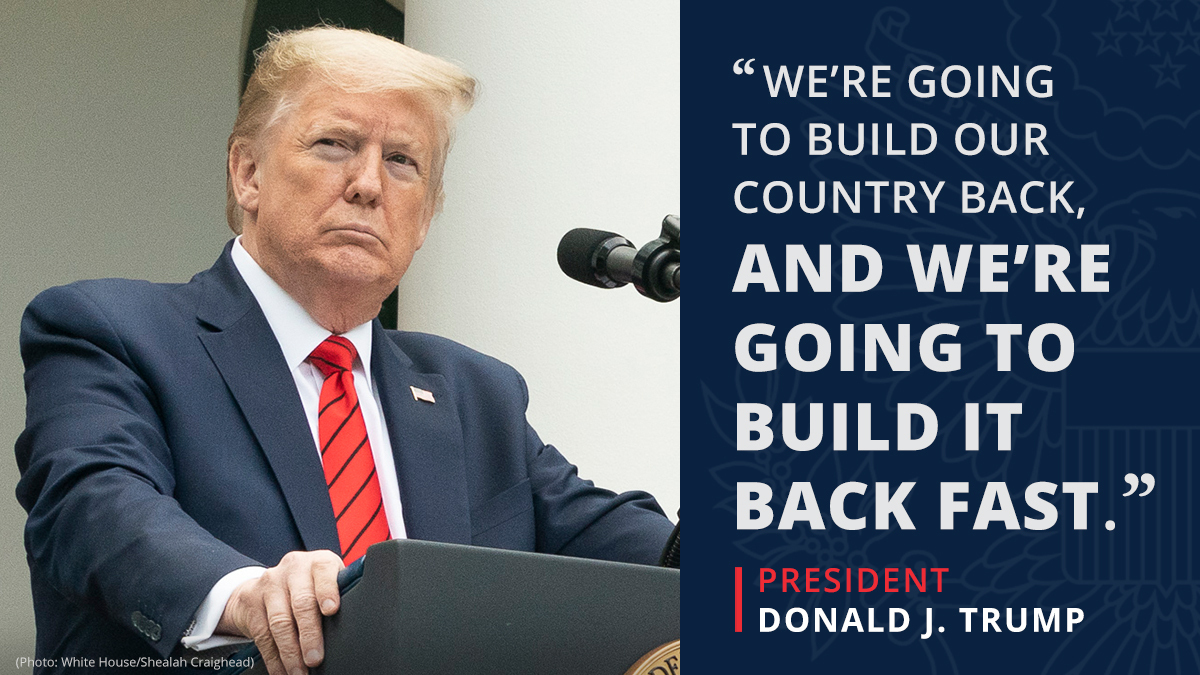 Department of State auf Twitter: "President @realDonaldTrump: We’re going to build our country back, and we’re going to build it back fast. https://t.co/GvhzHCTkzI… https://t.co/kn0iPGVFBW"