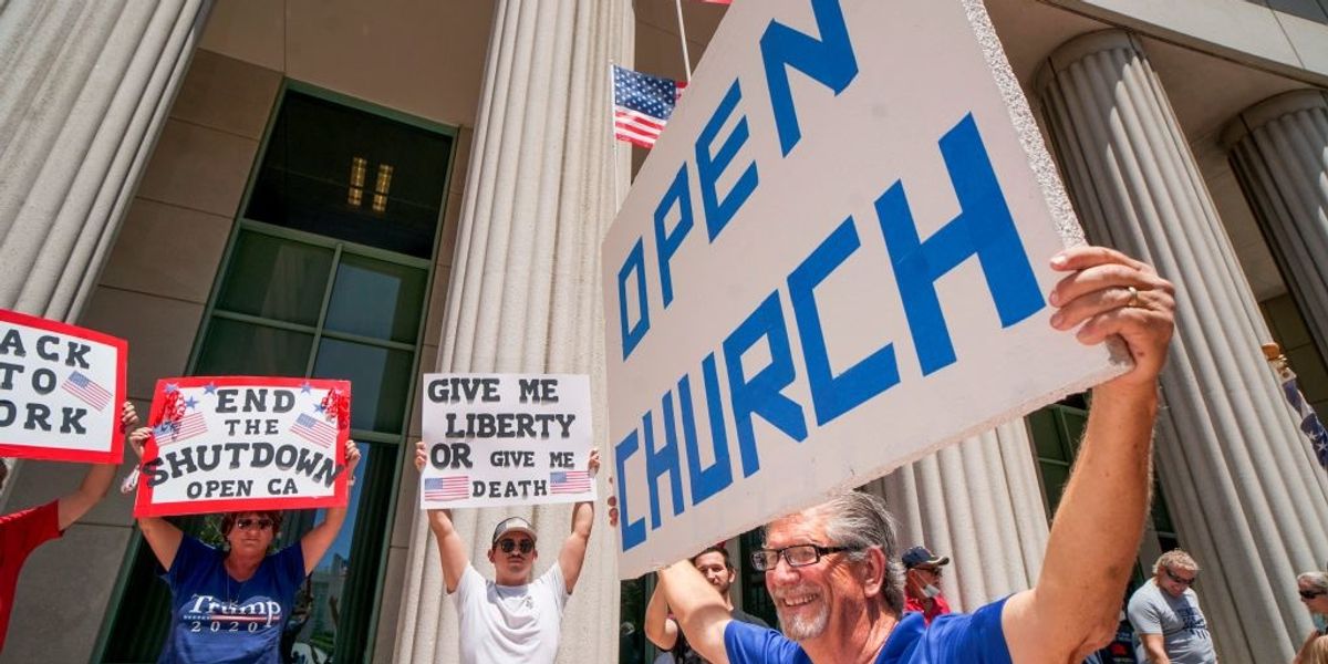 1,200 California pastors will defy Gov. Gavin Newsom's order and resume in-person church services - TheBlaze