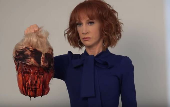 "F*CK TRUMP" - Kathy Griffin Tells Jim Acosta How to Kill President Trump