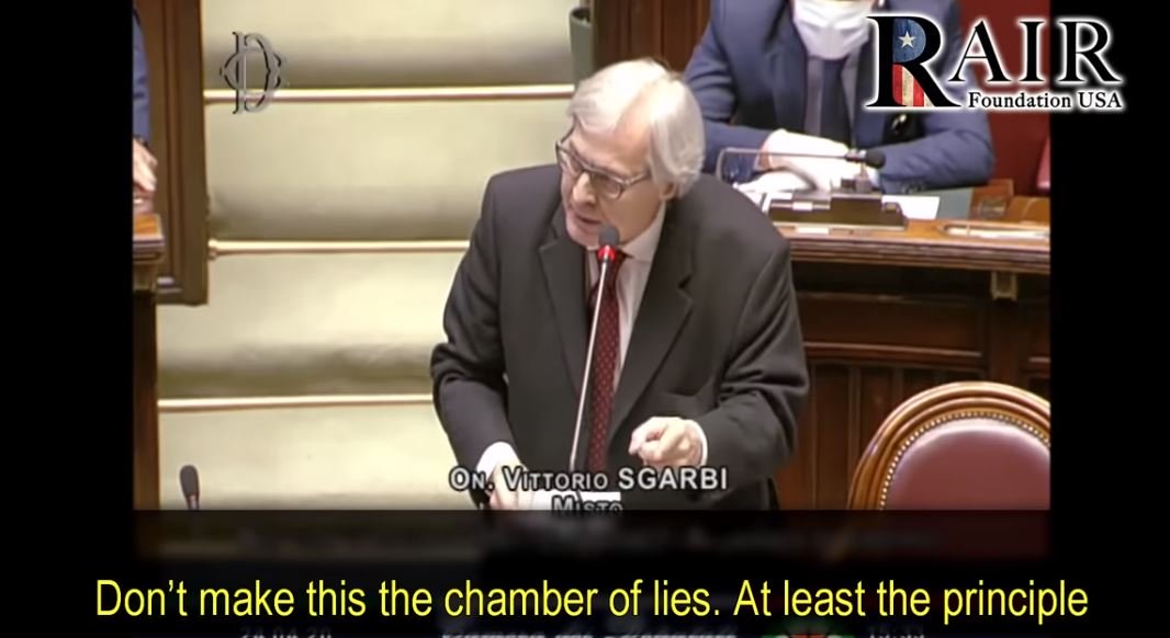 "25,000 Did Not Die, It's a Way to Impose a Dictatorship" - Italian Politician Vittorio Sgarbi Slams 'False' COVID-19 Numbers in Italy (VIDEO)