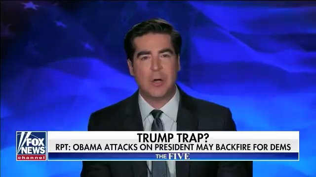 Jesse Watters auf Twitter: ""One of the main reasons @realdonaldtrump got elected in the first place was Barack Obama" #TheFive… "