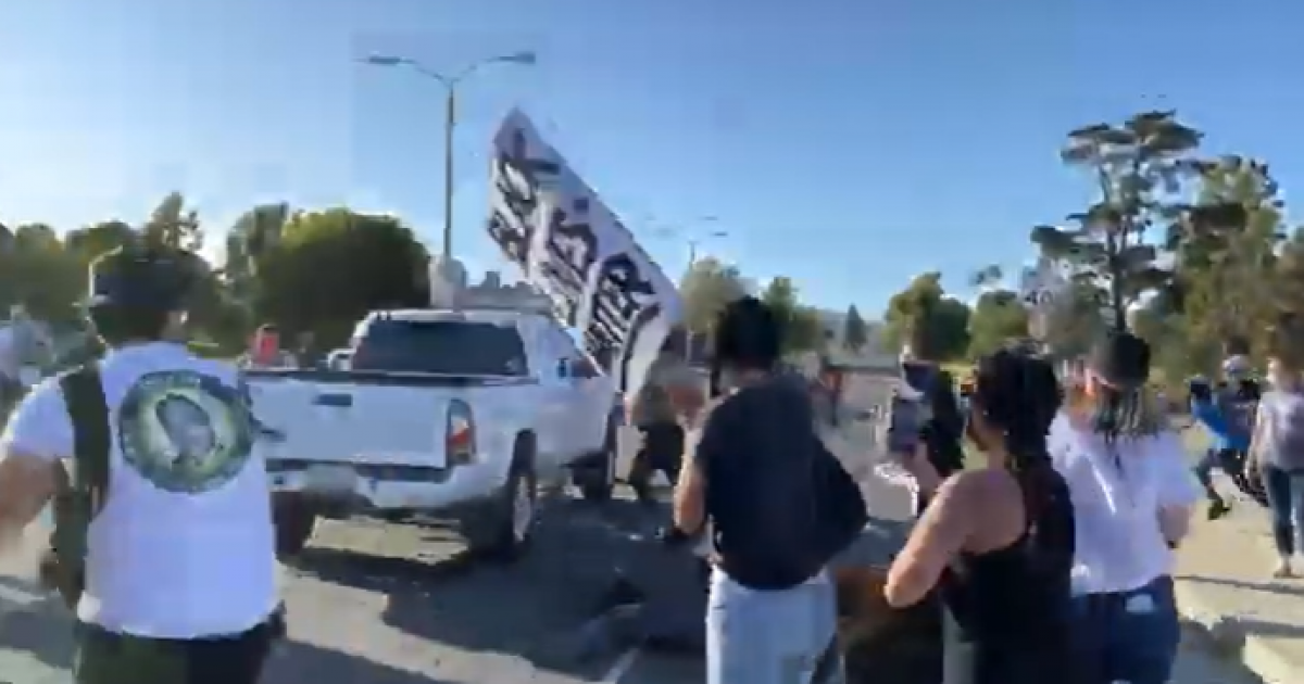 California Truck Driver Will Not Be Charged After Hitting Leftist Rioters Occupying a Busy Street - Big League Politics
