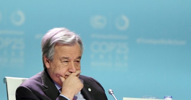 U.N. Chief Guterres Calls for One Supreme Body of 'Global Governance'