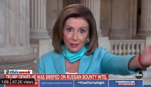 Demon Pelosi Tries to Revive Dead Russia Hoax -- Says Russians Must Have Something on Trump
