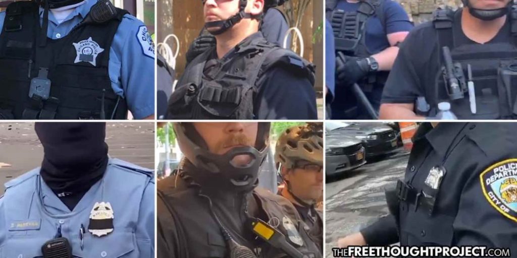 Cops Across US Hiding Badges & Covering IDs — Shielding Them from Accountability for Violence - Activist Post