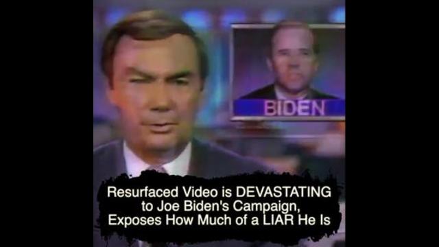 Resurfaced Video is DEVASTATING to Joe Biden's Campaign, Exposes How Much of a LIAR He Is